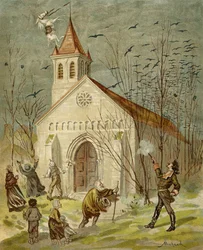 The Baron Proves Himself a Good Shot, from 